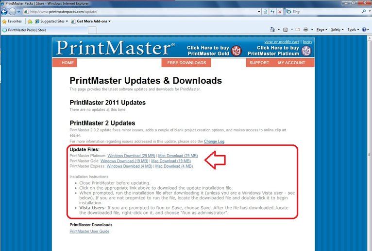 printmaster gold for windows 10 free download